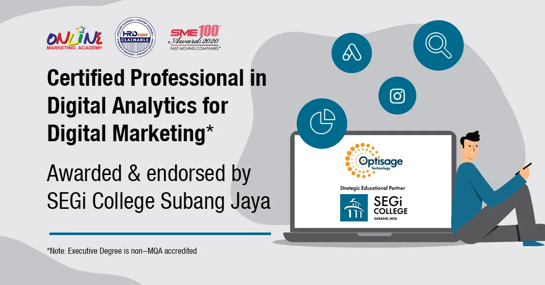 Certified Professional in Digital Analytics for Digital Marketing*