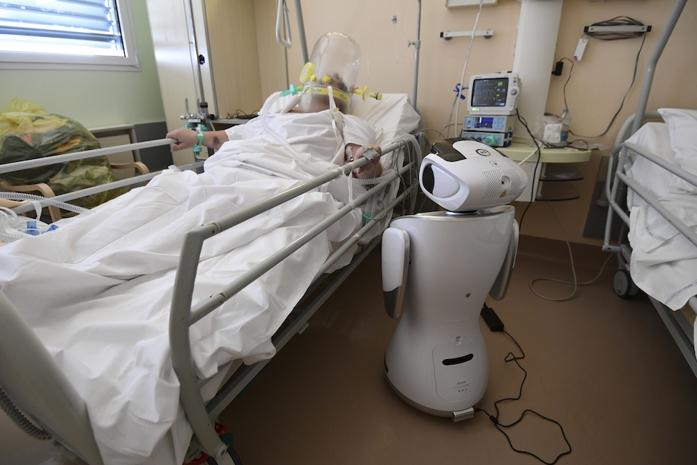Robots: Allies during virus crisis, enemies later?