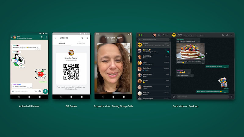 WhatsApp introduces five new features including animated stickers and QR codes