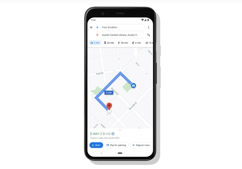 Parking, bike share, taxis: Will we soon be able to pay for everything in Google Maps?