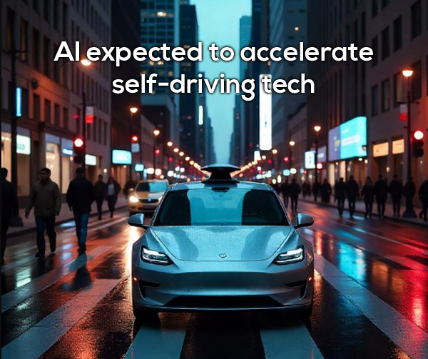AI expected to accelerate self-driving tech