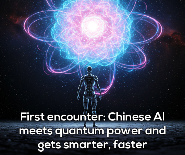 First encounter: Chinese AI meets quantum power and gets smarter, faster