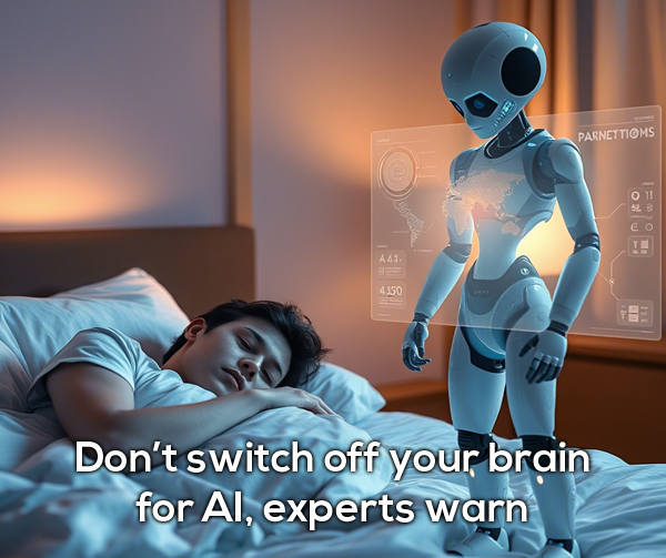 Don’t switch off your brain for AI, experts warn
