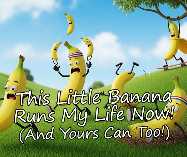 This Little Banana Runs My Life Now! (And Yours Can Too!)