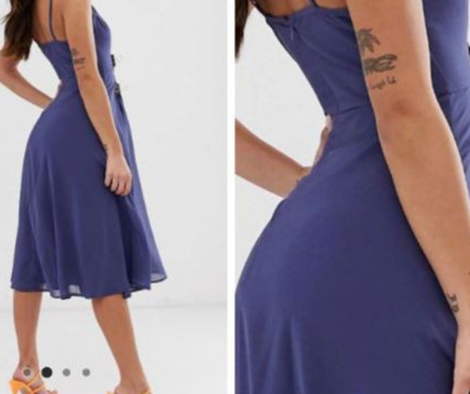 ASOS bulldog clipped dress causes a fuss online