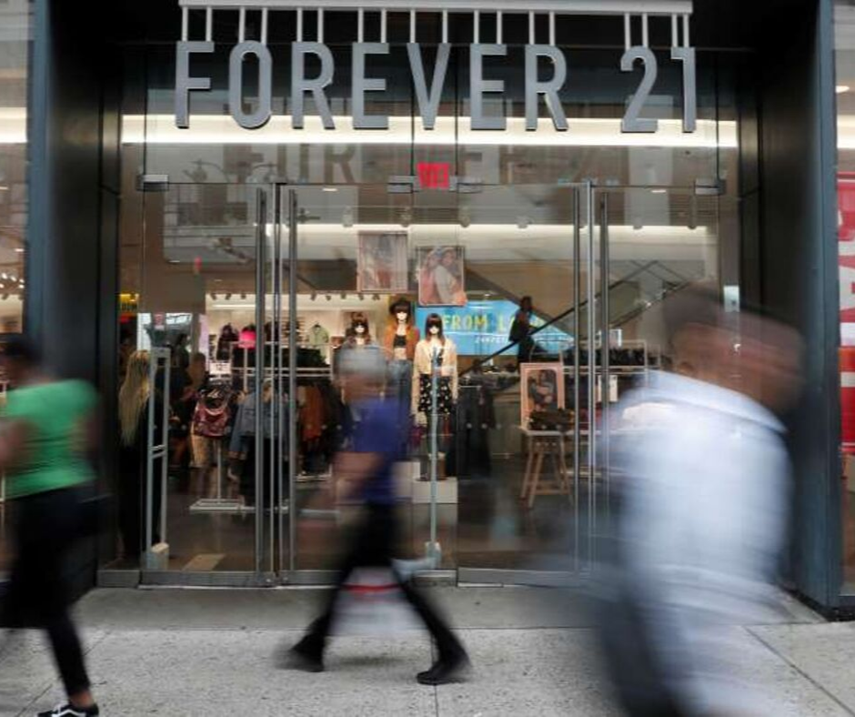 Forever 21 files for bankruptcy