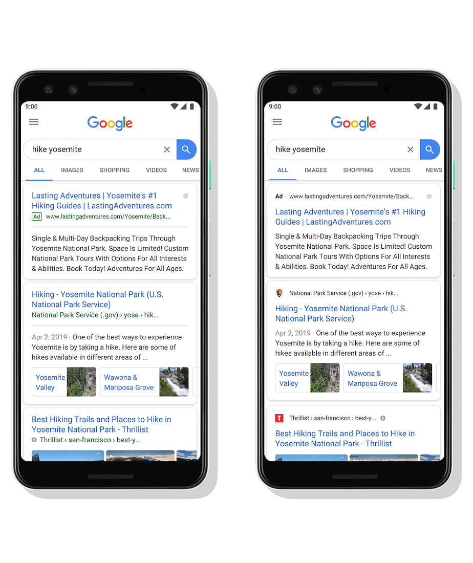 A new look for Google Search