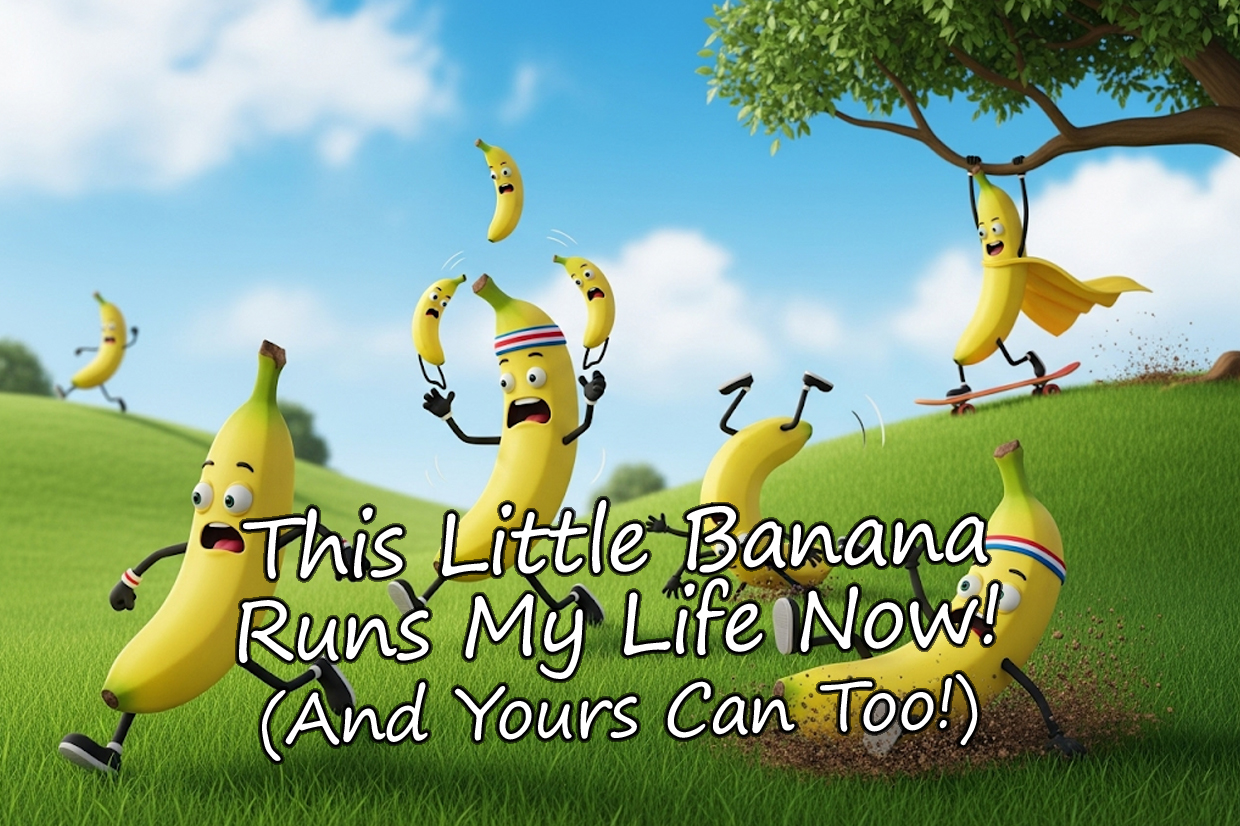 This Little Banana Runs My Life Now! (And Yours Can Too!)