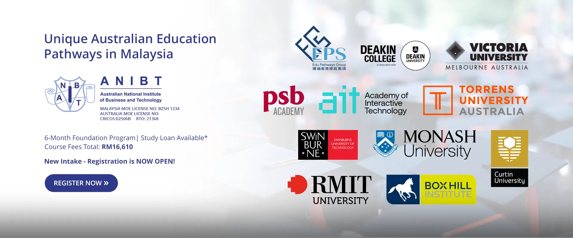 View ANIBT Foundation Training Courses