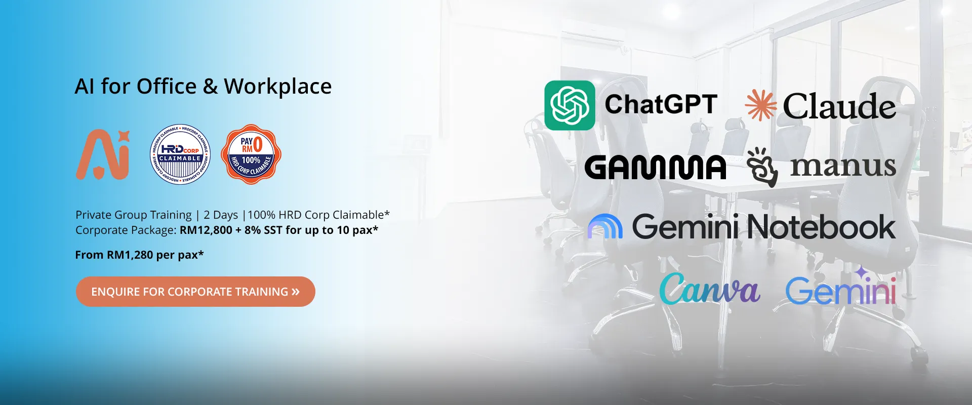 View AI for Office & Workplace Training Courses