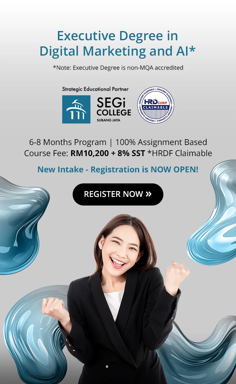 Register Executive Degree in Digital Marketing and AI Now