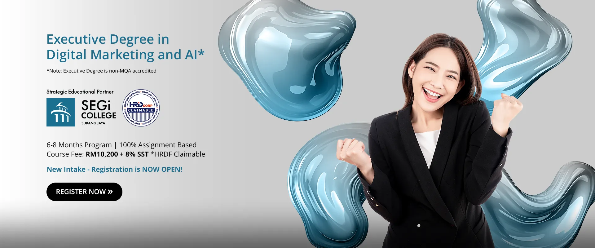 Register Executive Degree in Digital Marketing and AI Now