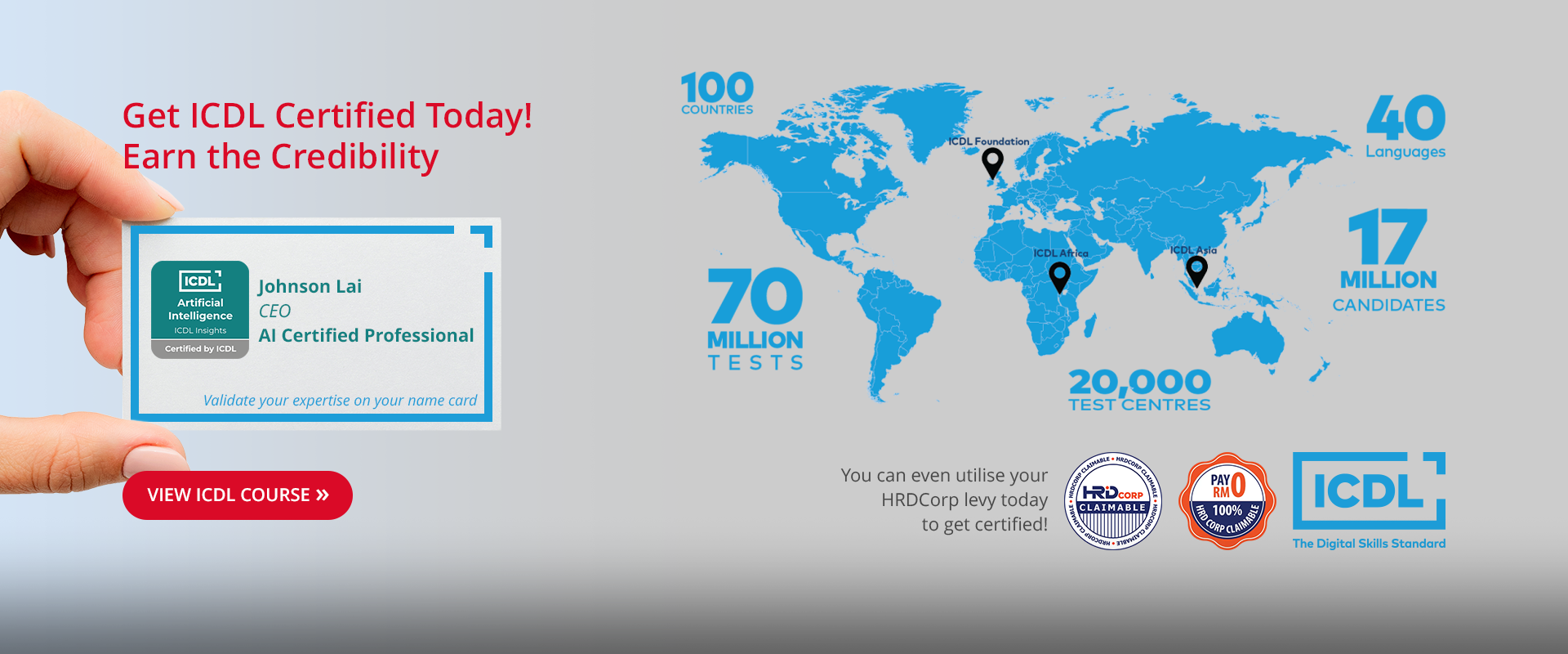 Get ICDL Certified Today! Earn the Credibility