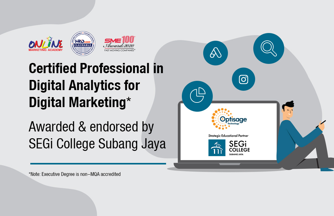 Certified Professional in Digital Analytics for Digital Marketing*