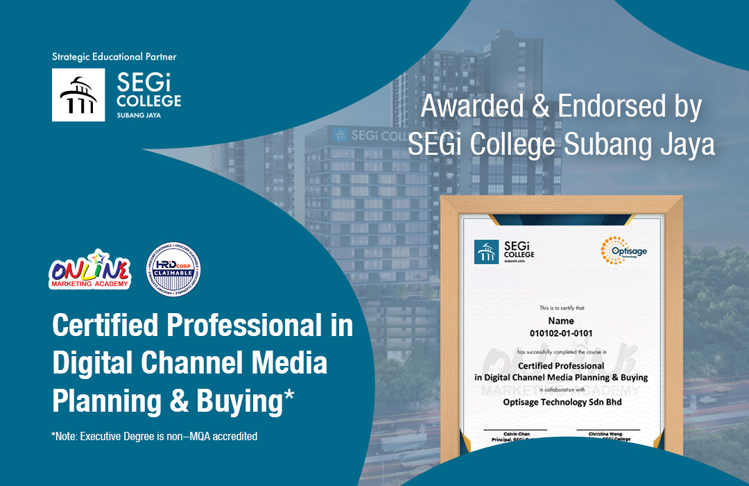 Certified Professional in Digital Channel Media Planning & Buying*