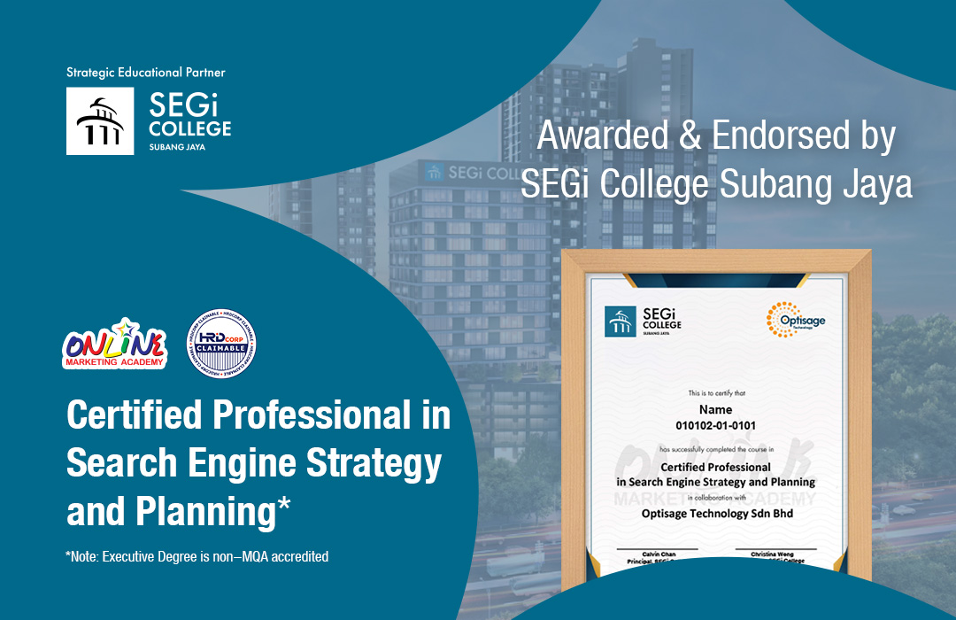 Certified Professional in Search Engine Strategy and Planning*