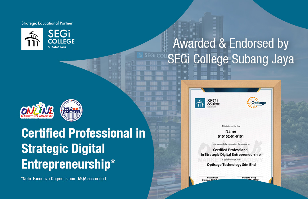 Certified Professional in Strategic Digital Entrepreneurship*